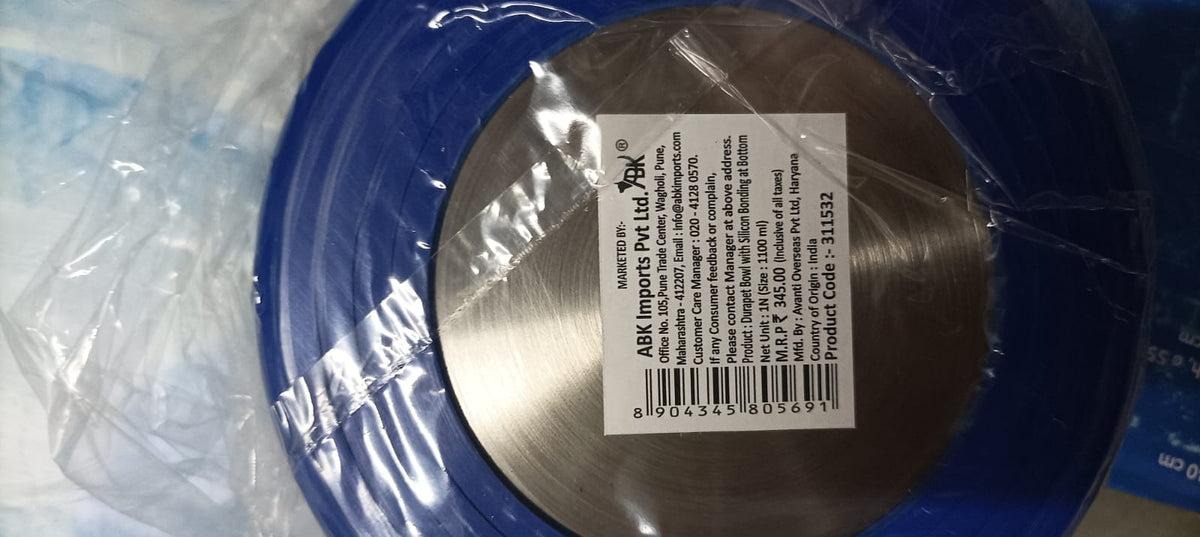 Durapet Bowl with Silicone Bonding at Bottom