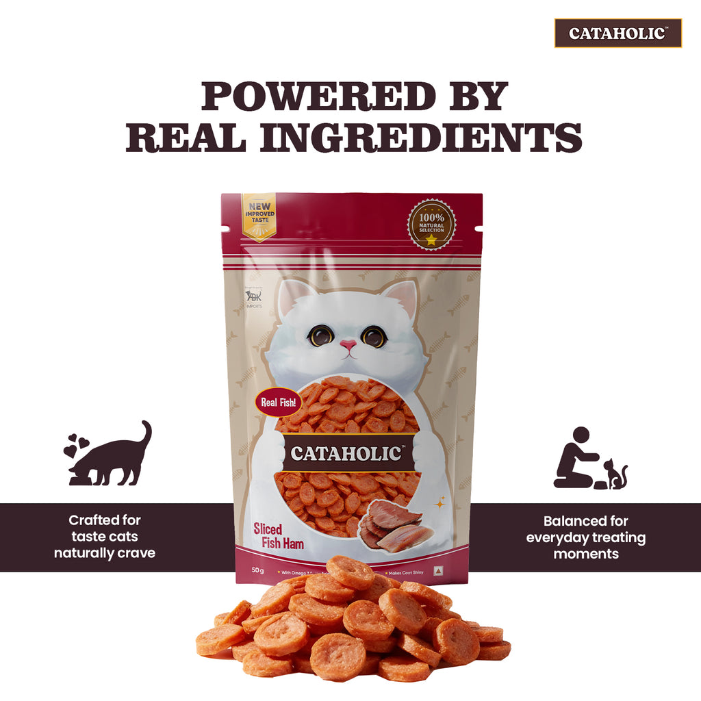 Cataholic Sliced Fish Ham, 50g