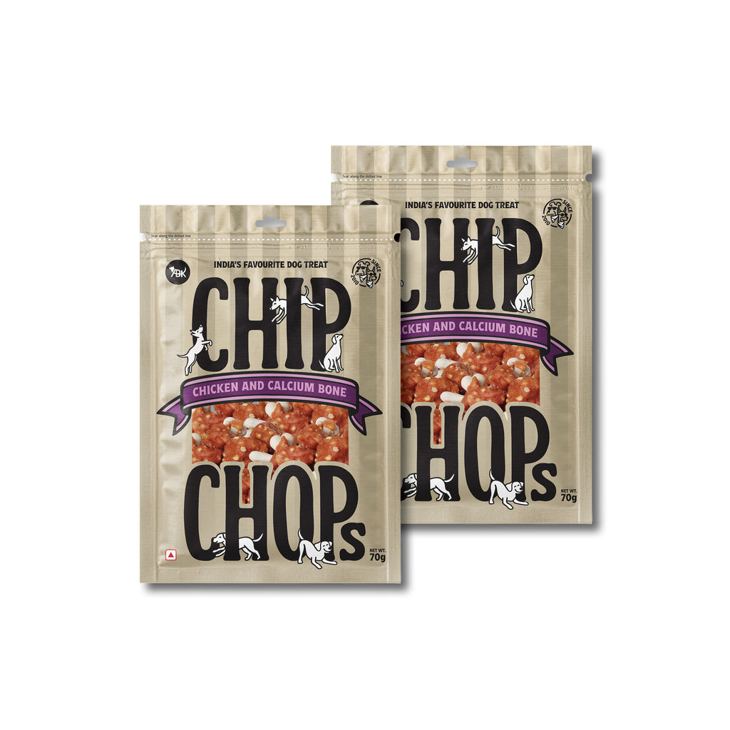 Chip Chops Chicken & Calcium Bone, 70 Gm