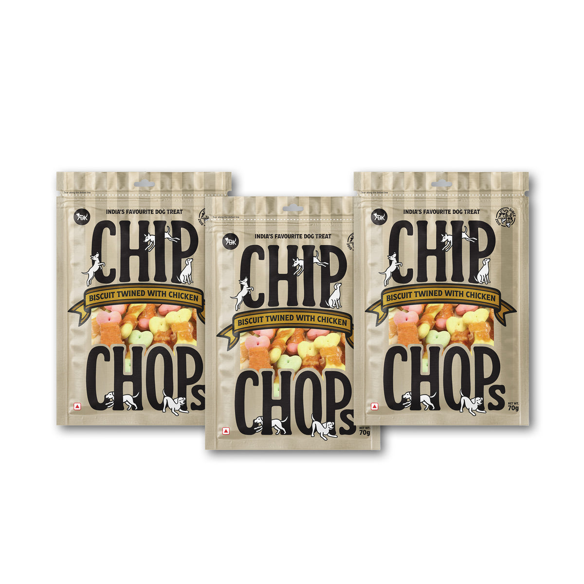 Chip Chops Biscuit Twined With Chicken
