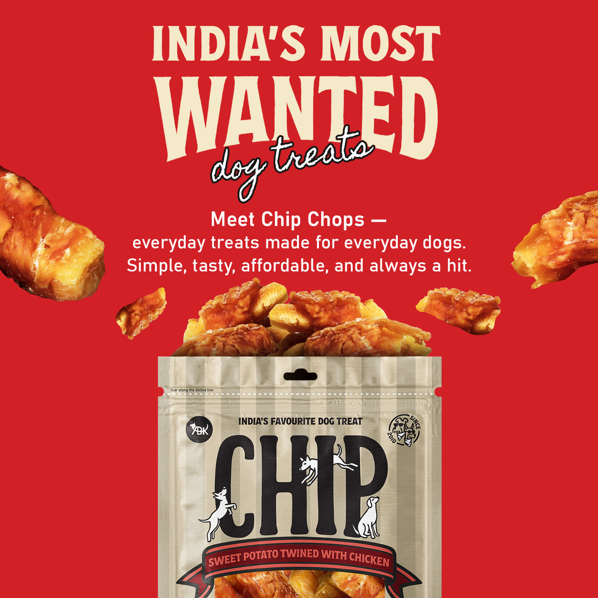 Chip Chops Sweet Potato Chicken, 70 Gm