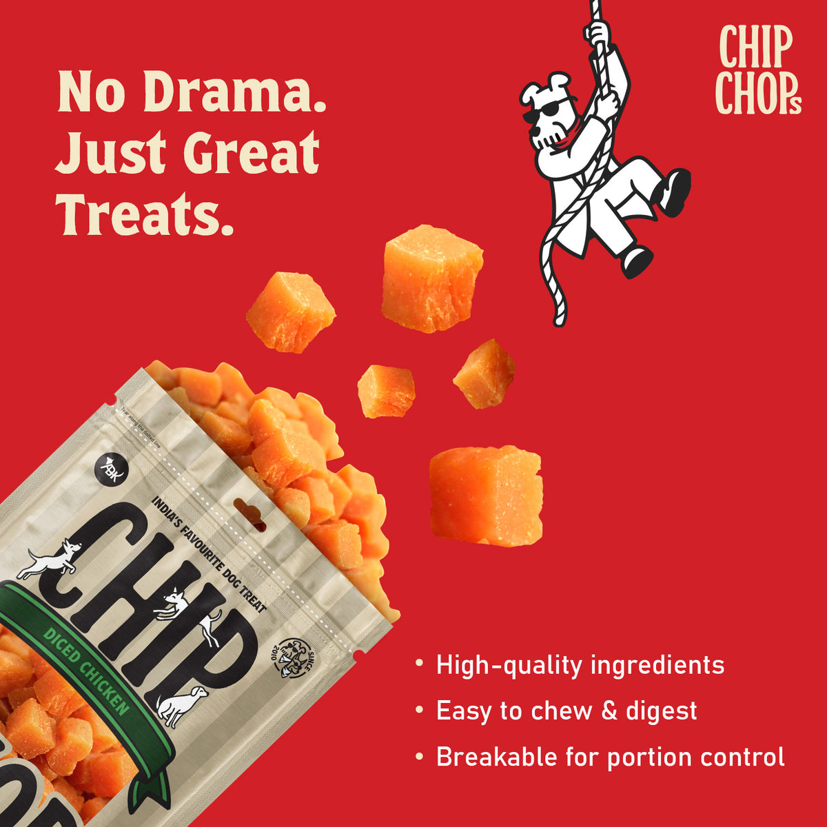 Chip Chops Diced Chicken