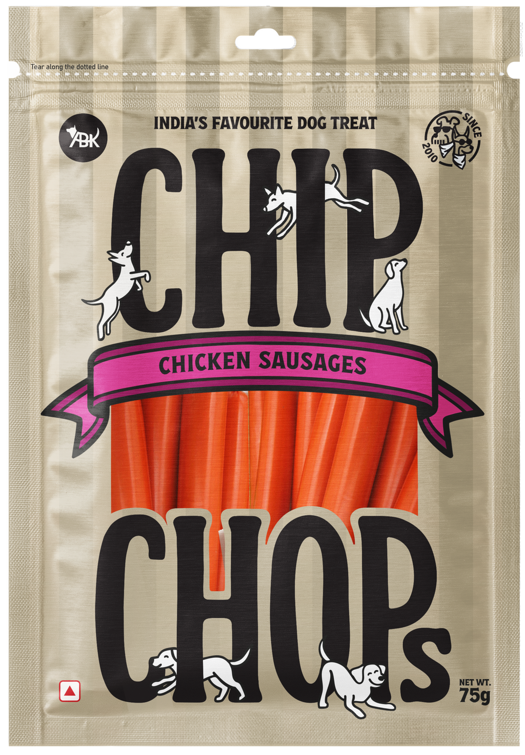 Chip Chops Chicken Sausages, 75 Gm
