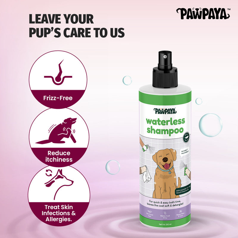 Pawpaya Waterless Shampoo, 250 ml