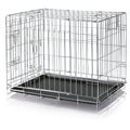 Home Kennel, Wire Mesh with Two Doors, 78L x 55W x 62H cm / 31L x 22W x 24H inch