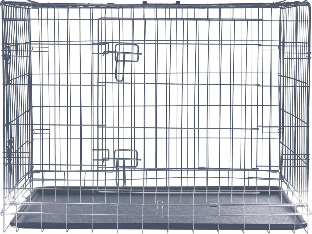 Home Kennel, Wire Mesh with Two Doors, 93L x 62W x 69H  cm / 37L x 24W x 27H inch