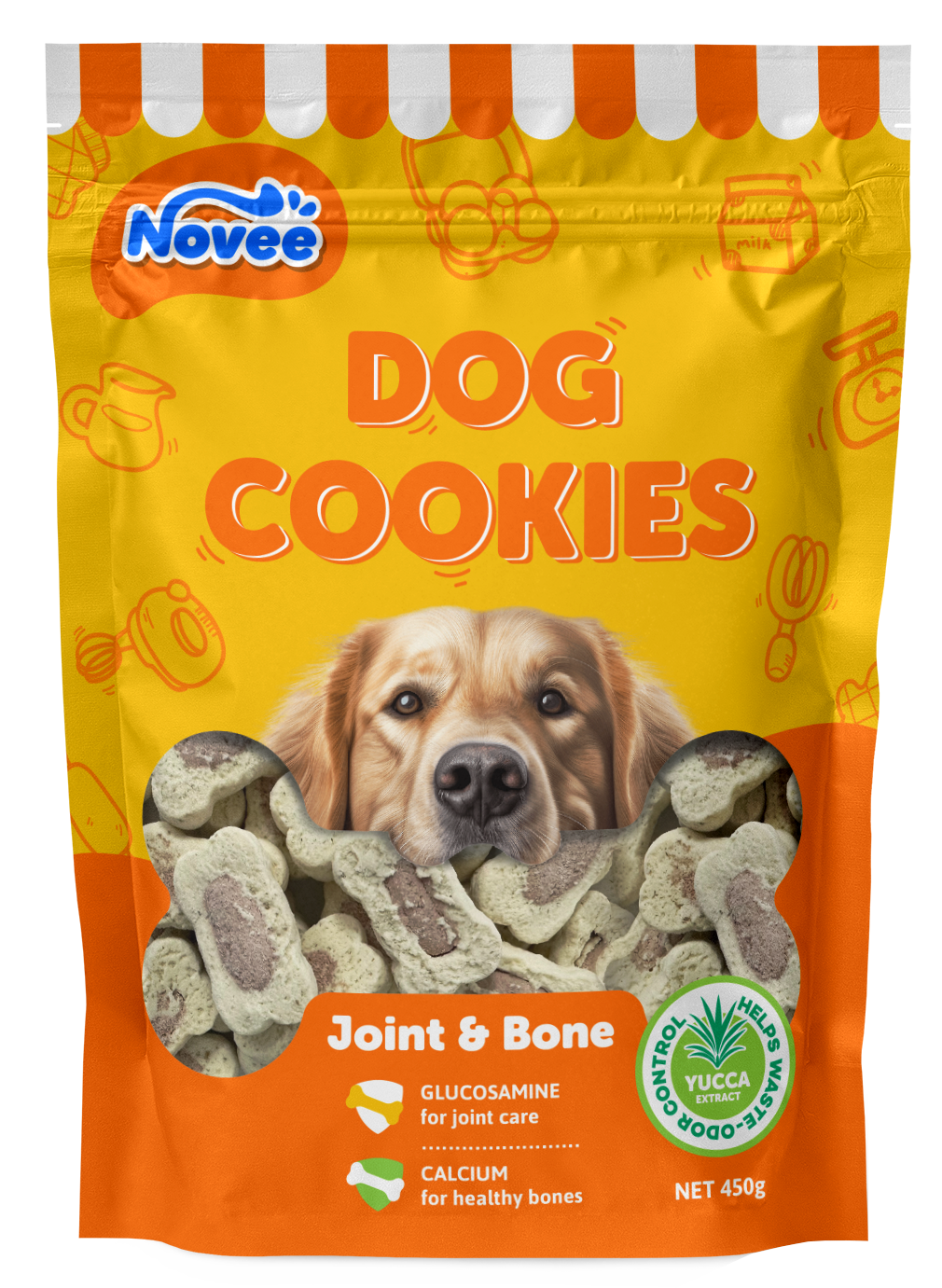 NOVEE, DOG COOKIE, 450 g