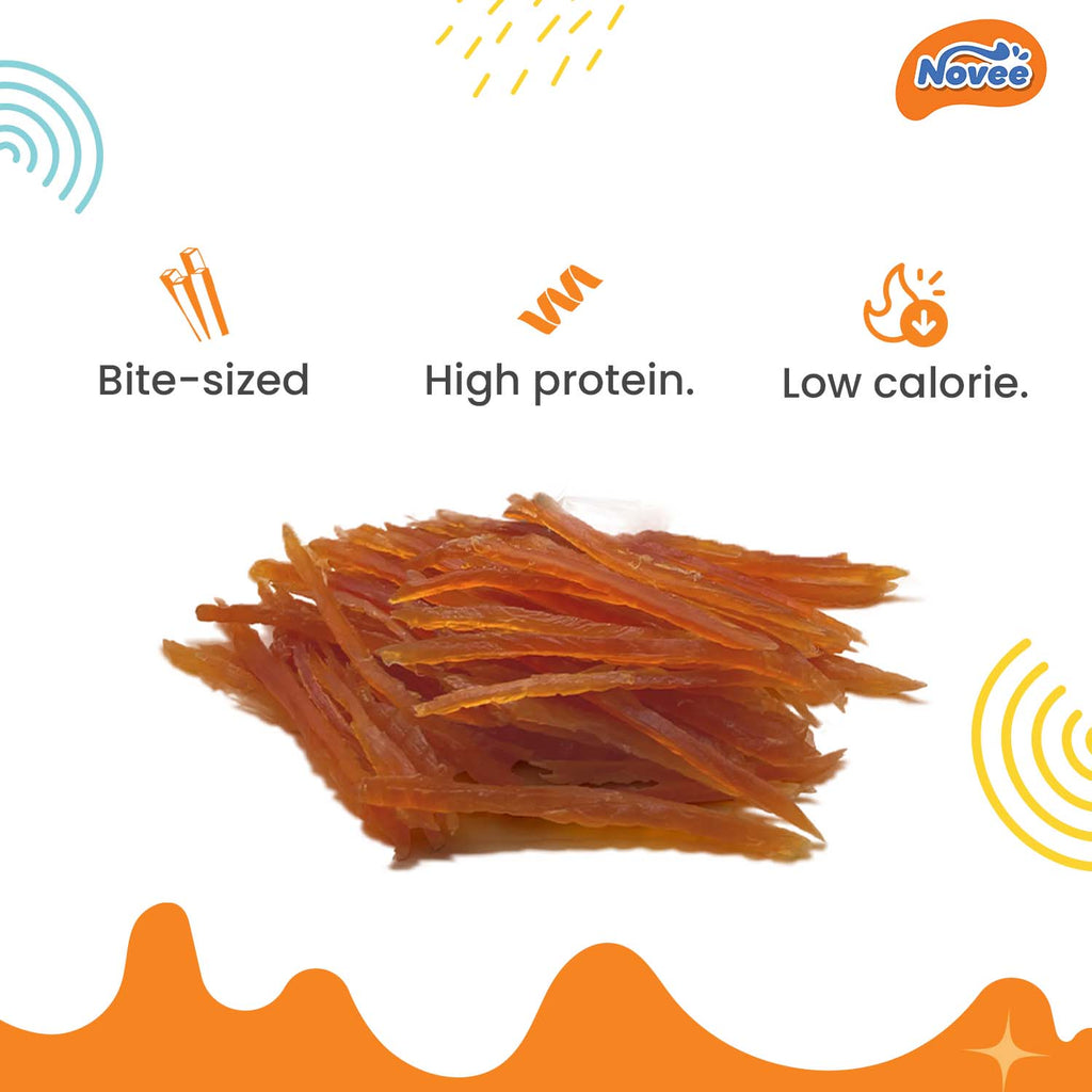 NOVEE, SOFT CHICKEN JERKY SLICED, 400 g (200 g x 2)