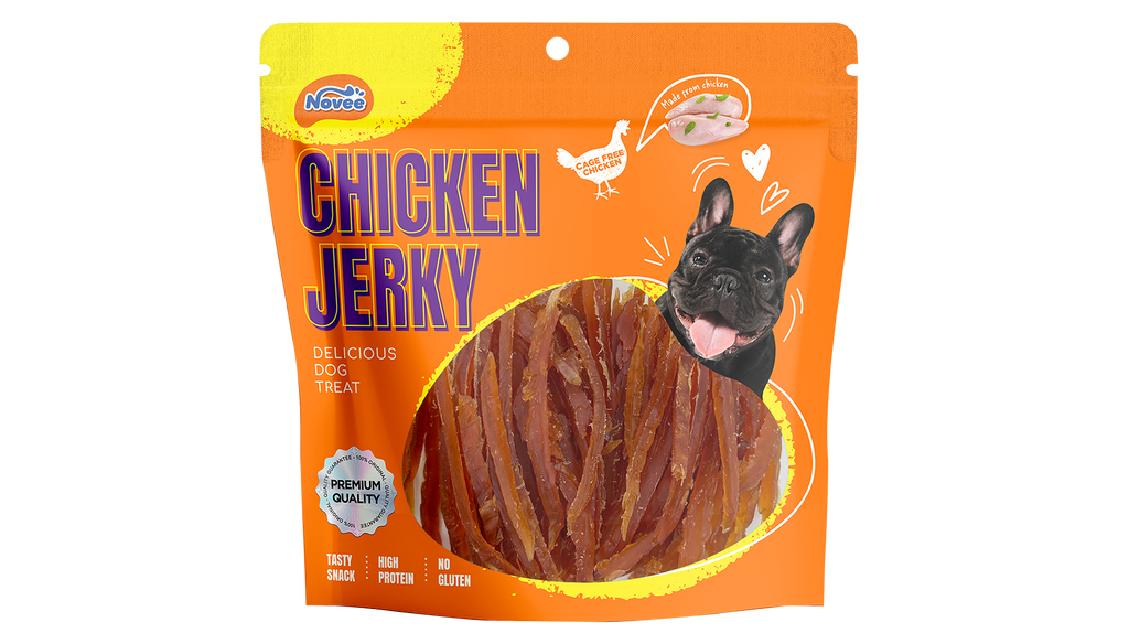 NOVEE, SOFT CHICKEN JERKY SLICED, 400 g (200 g x 2)