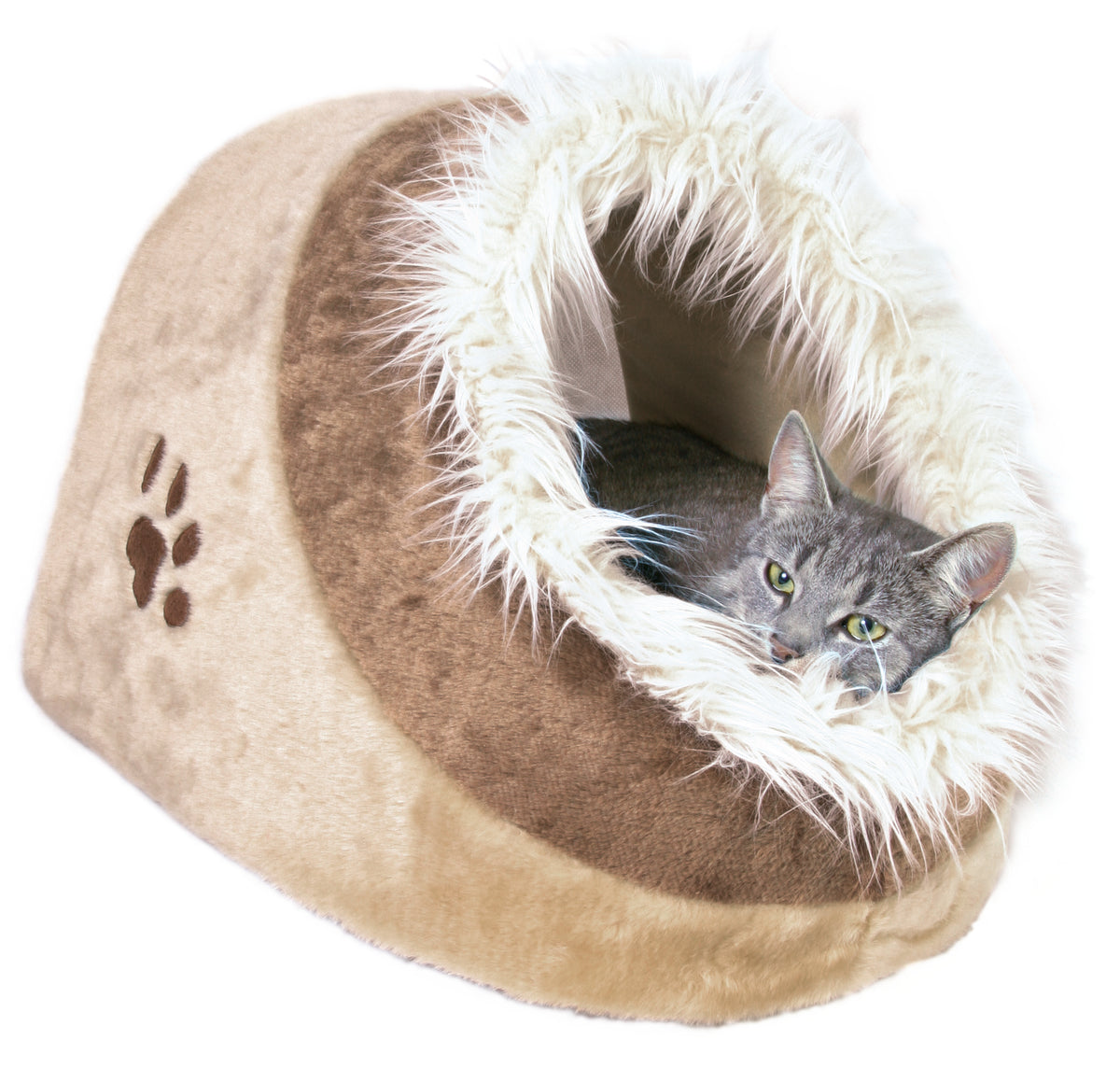 Minou Cuddly Cave Dog/Cat Bed, 20 x 12 x 16 inch