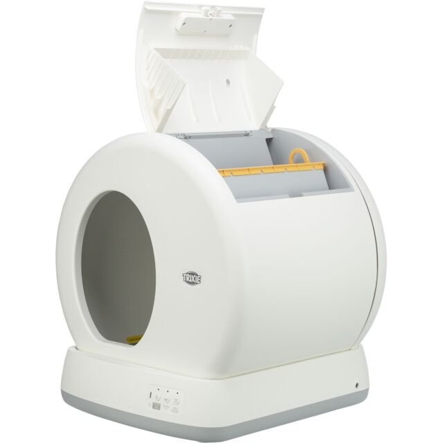 Self-Cleaning cat litter tray, plastic, 53 × 55.5 × 52 cm, white NEW