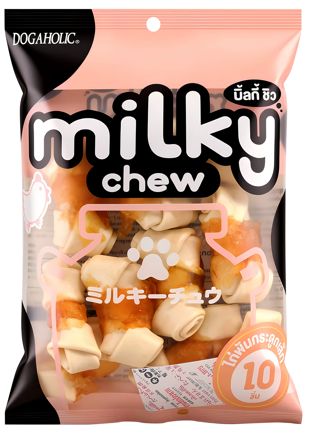 Milky Chew Chicken Bone Style, 10 pieces
