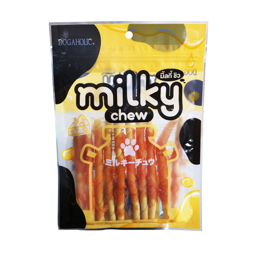 Milky Chew Cheese & Chicken Sticks, 10 pieces