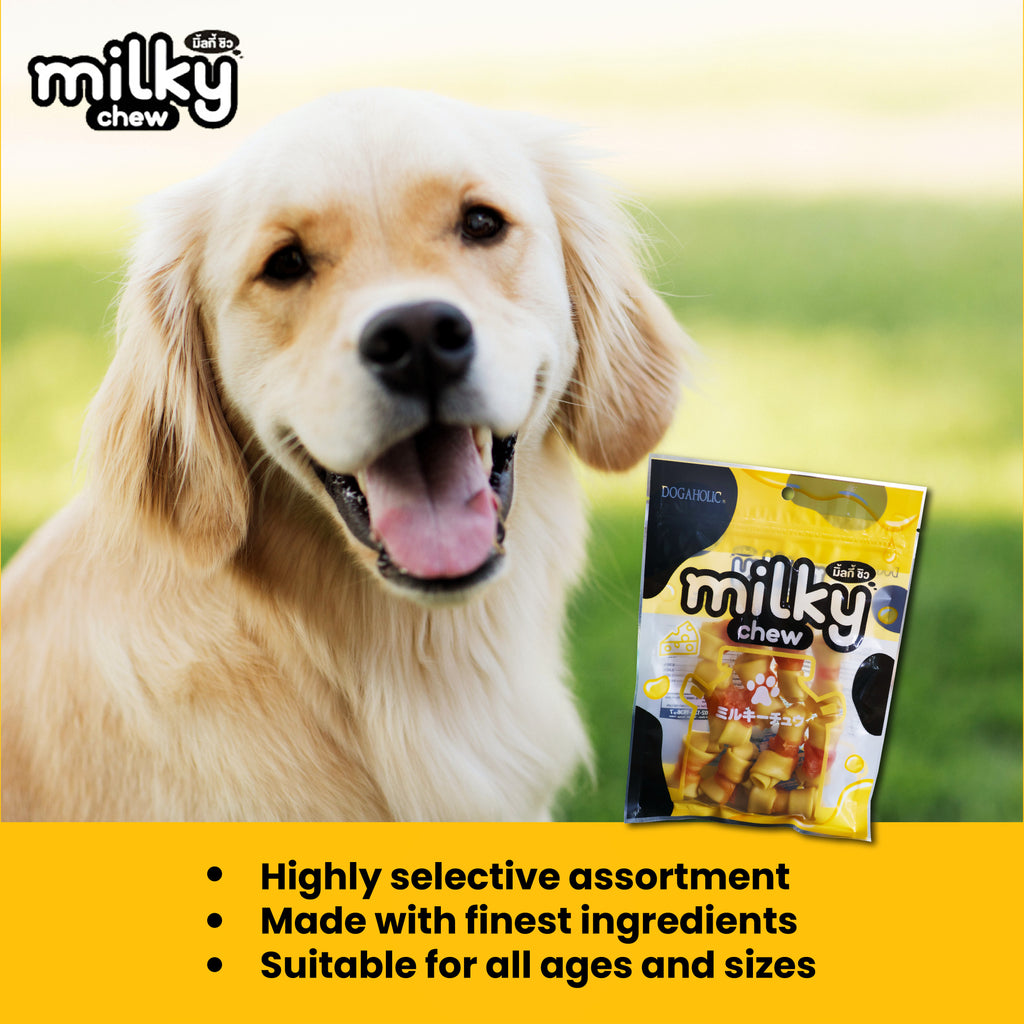 Milky Chew Cheese & Chicken Bones, 10 pieces