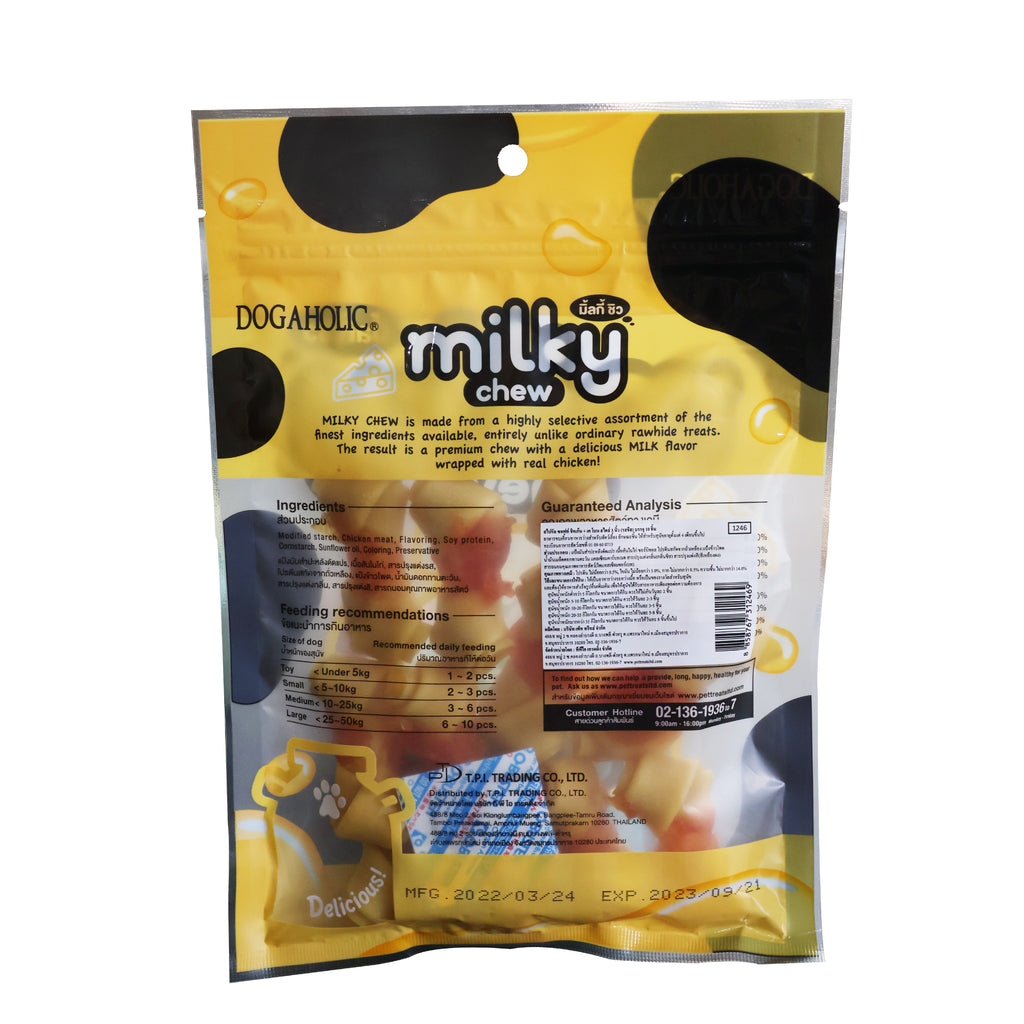 Milky Chew Cheese & Chicken Bones, 10 pieces