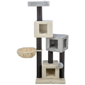 Enzo Scratching tree, 156 cm, cream/grey/black