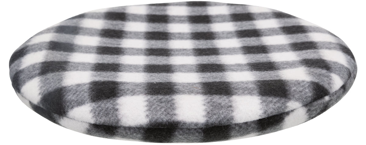 Heat Cushion for Heating in a Microwave, ø 26 cm, Black /White