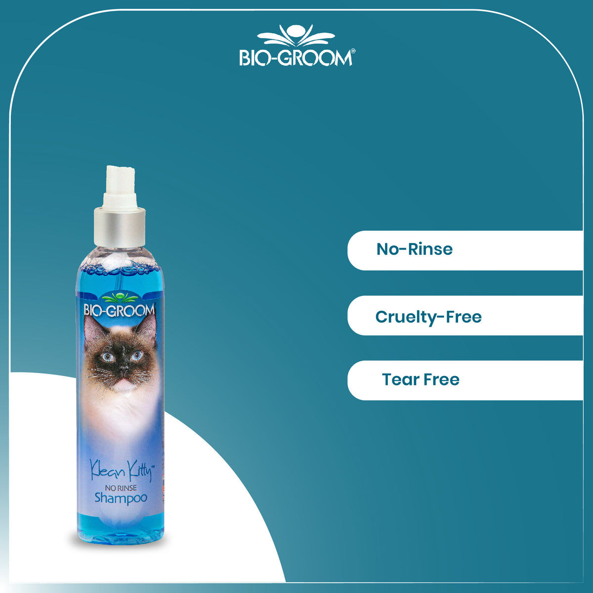 Klean Kitty Waterless Shampoo, 236 ml