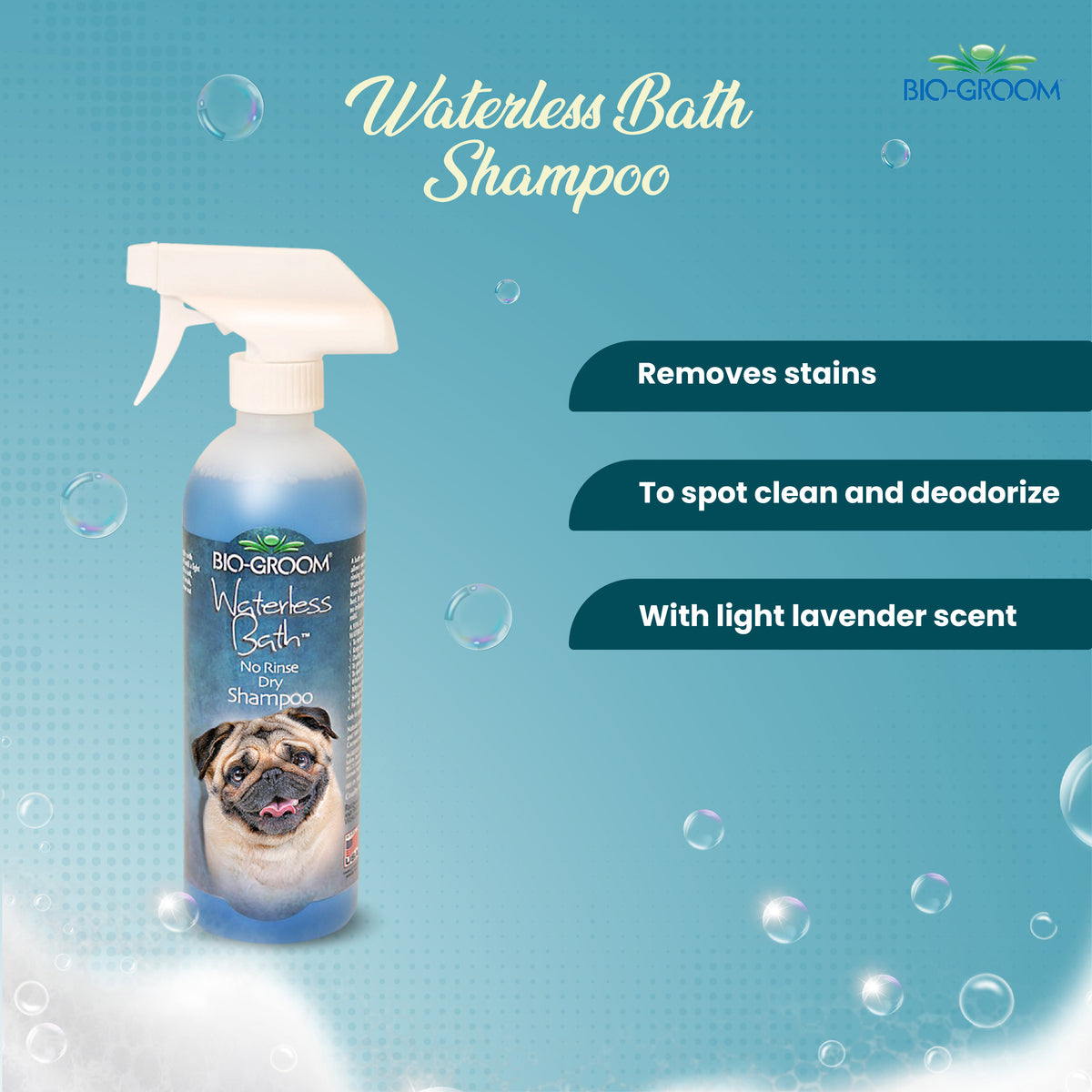 Biogroom Waterless Bath Shampoo, 235 ml
