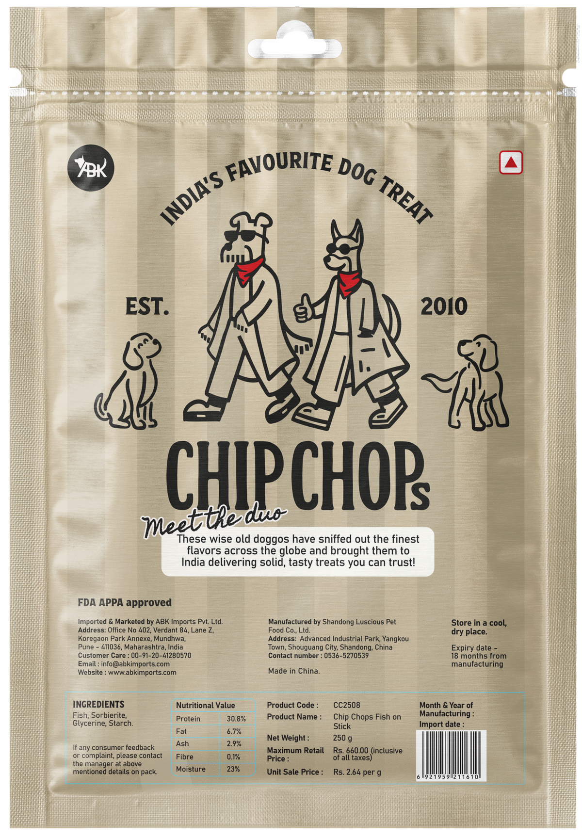Chip Chops Fish On Stick