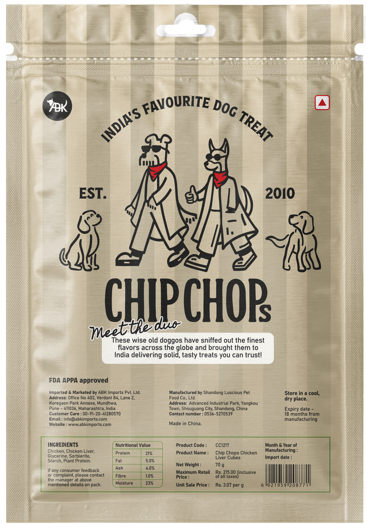 Chip Chops Chicken Liver Cubes