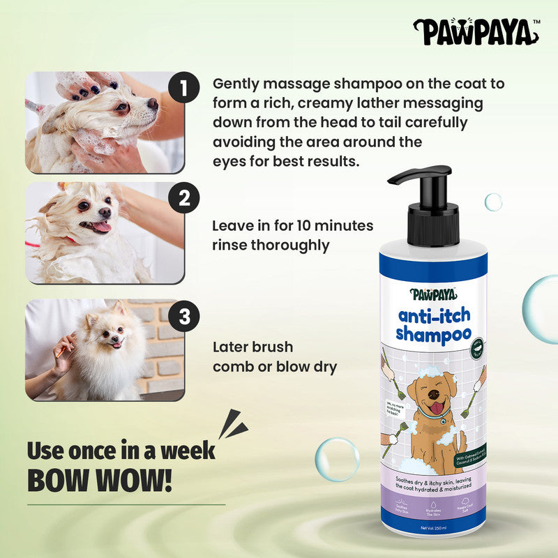 Pawpaya Anti-Itch Shampoo, 250 ml