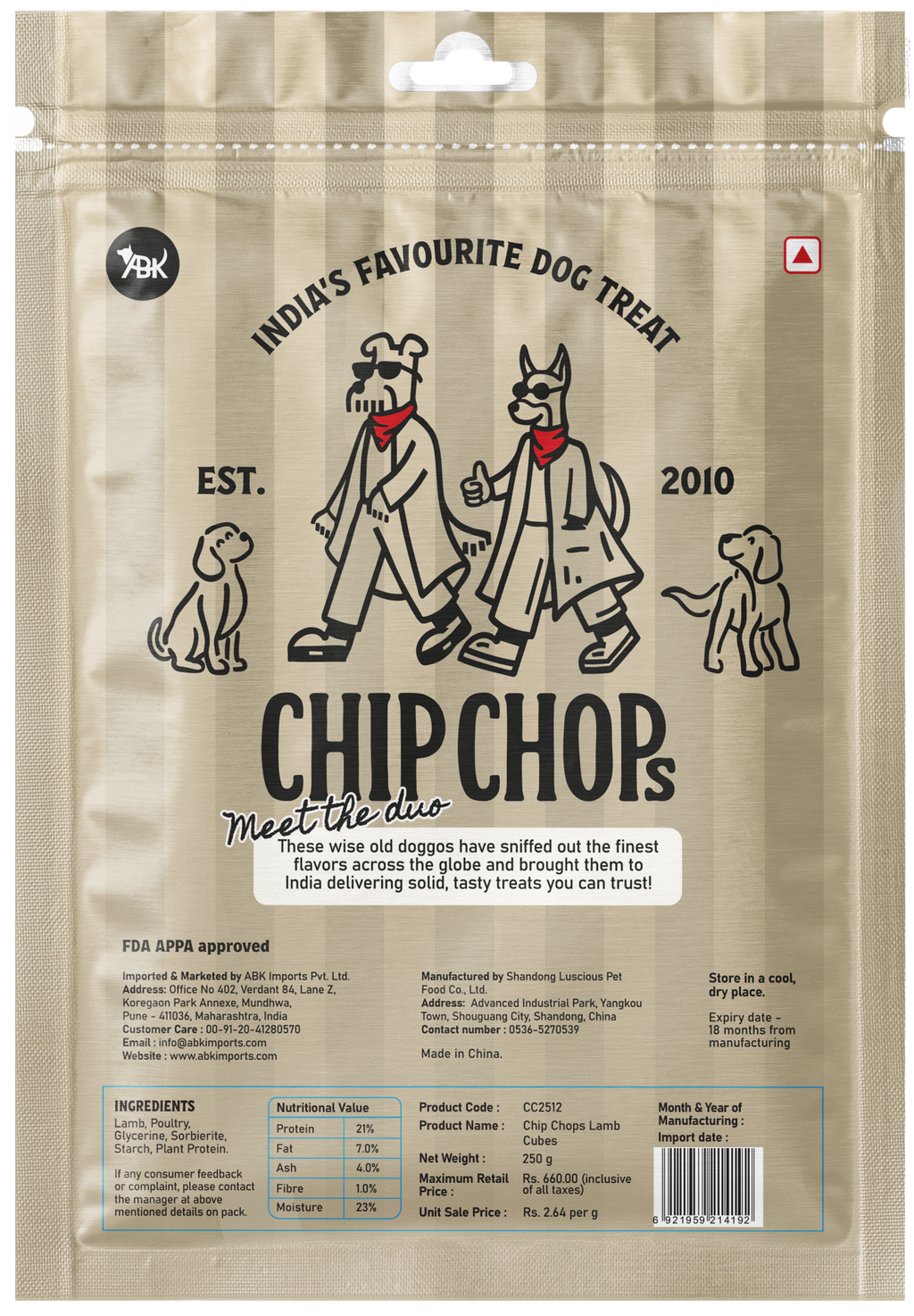 Chip Chops Lamb Cubes