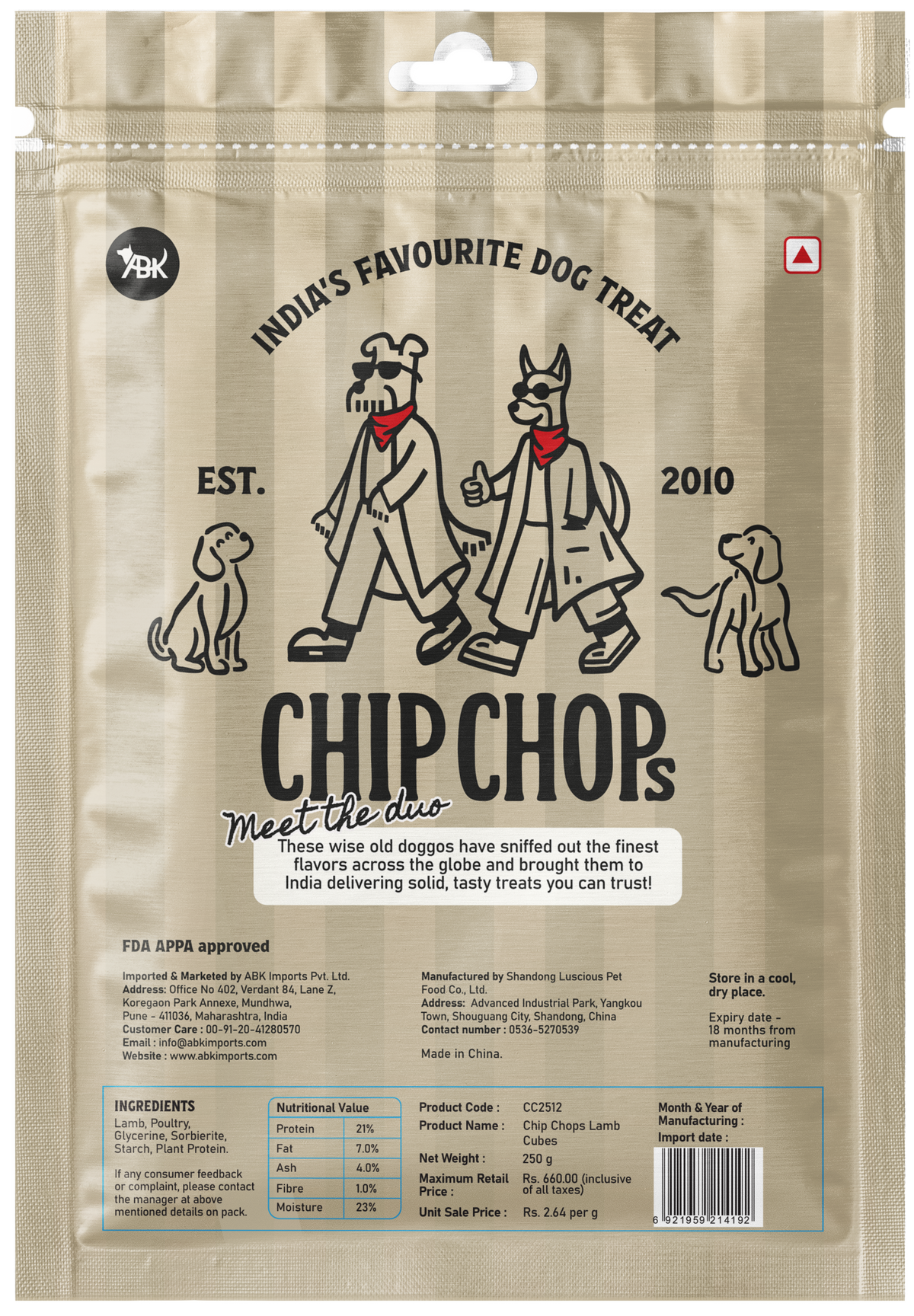 Chip Chops Lamb Cubes