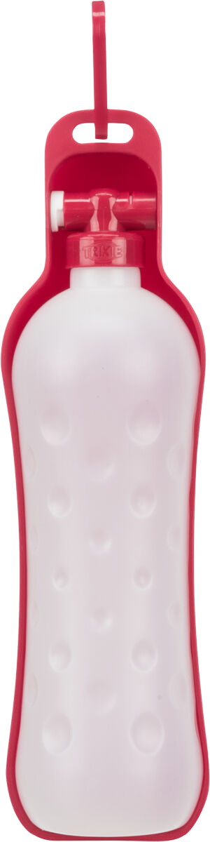 Bottle with bowl, plastic, 0.7 l, various