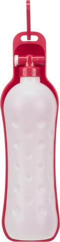 Bottle with bowl, plastic, 0.7 l, various