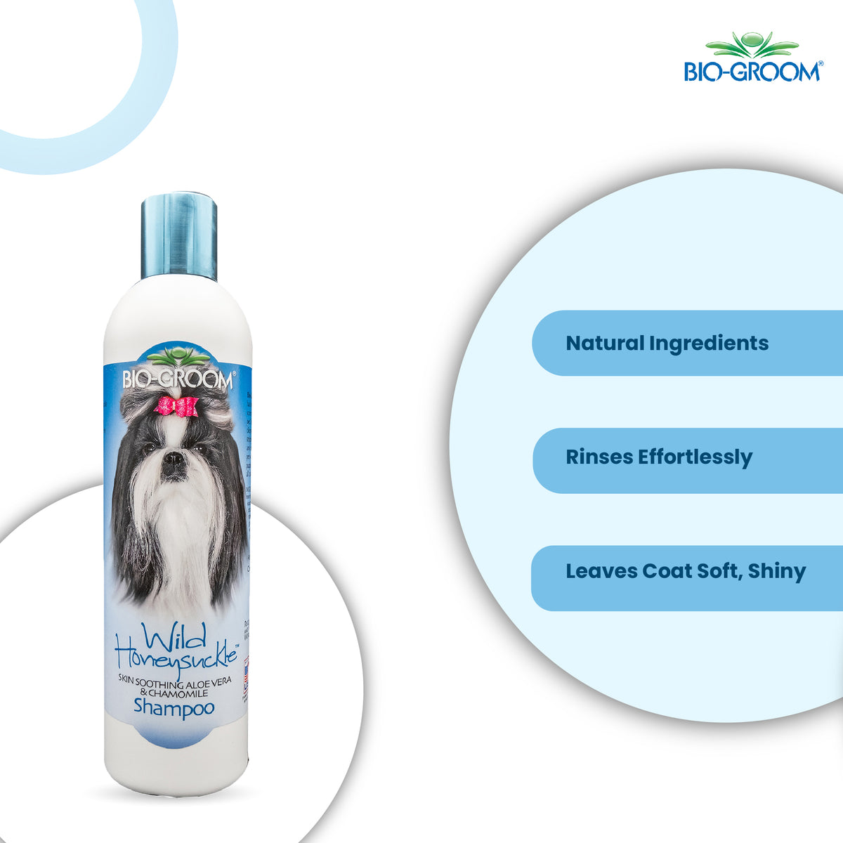 Wild Honeysuckle Natural Scent Shampoo – 355 ml