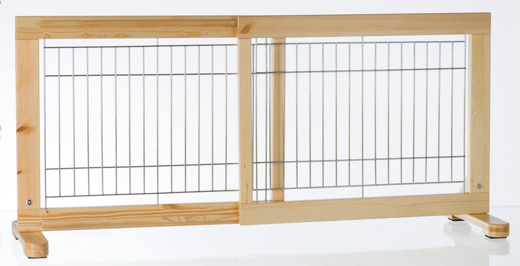 Dog barrier, wood, 65–108 × 50 cm