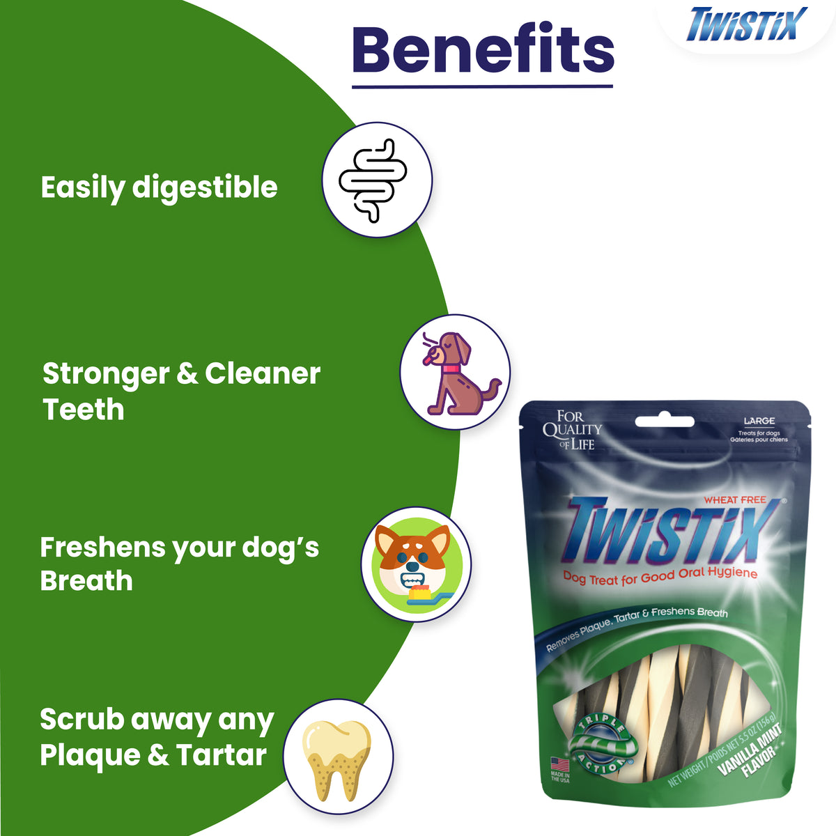 Twistix Vanilla Mint Flavor