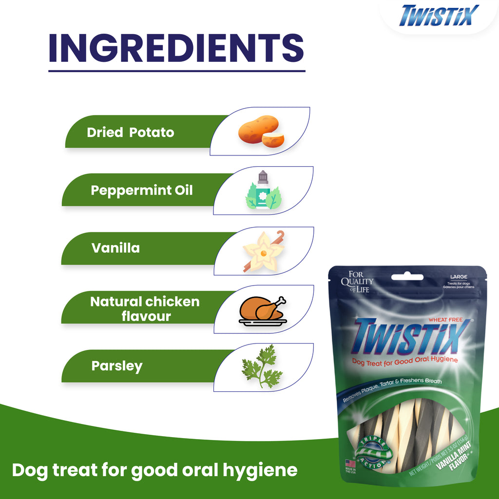 Twistix Vanilla Mint Flavor