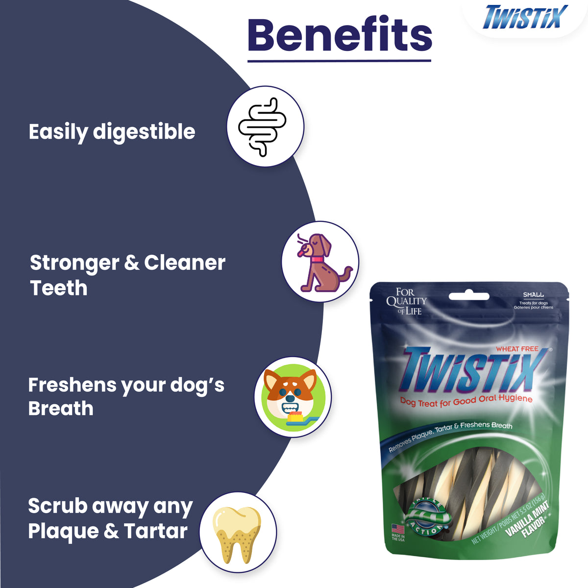 Twistix Vanilla Mint Flavor