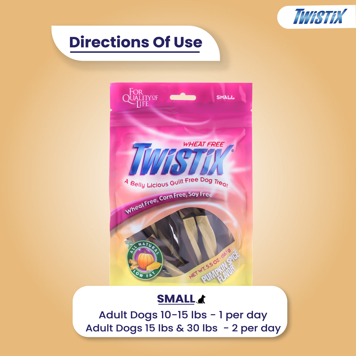 Twistix Pumpkin Spice Flavor