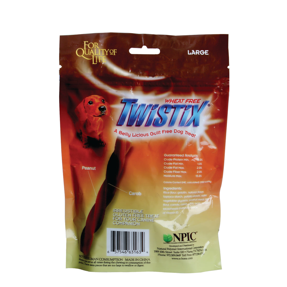 Twistix Peanut & Carob Flavor