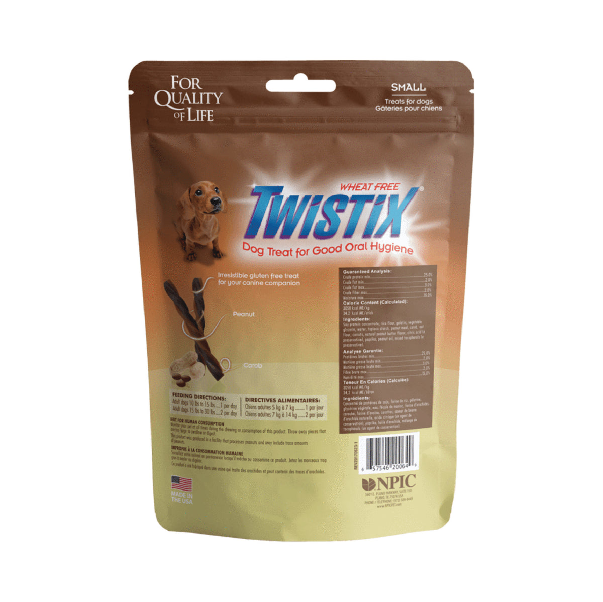 Twistix Peanut & Carob Flavor