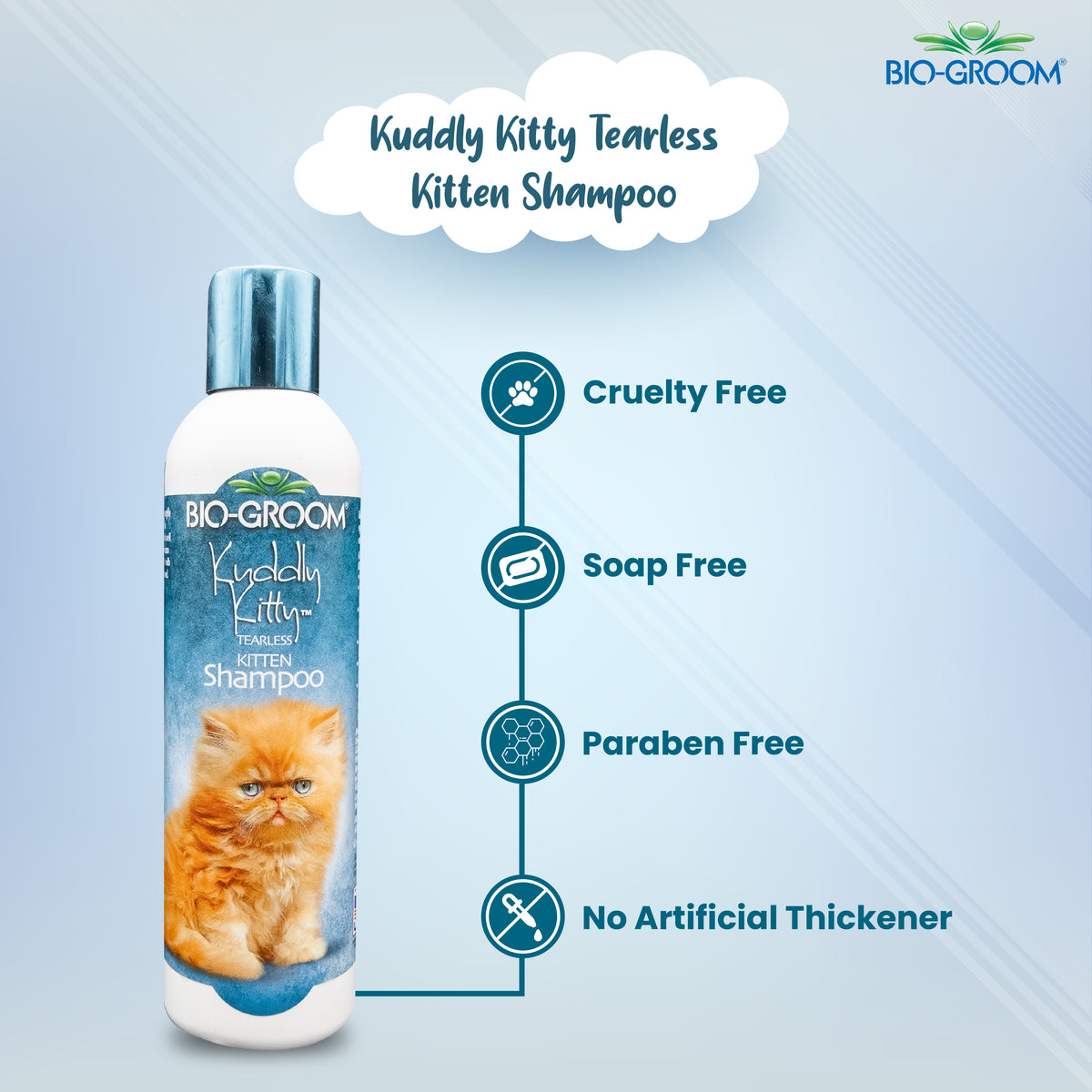 Kuddly Kitty Tearless Shampoo – 236 ml