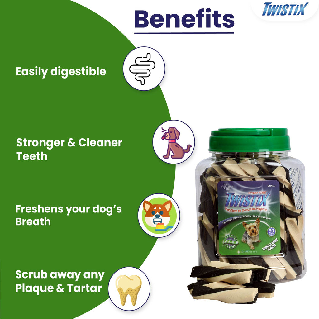 Twistix Canister Vanilla Mint 50 Sticks