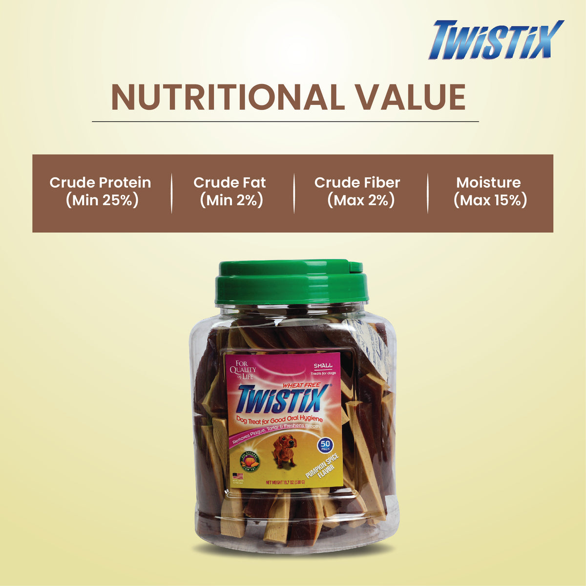 Twistix Canister Pumpkin Spice 50 Sticks