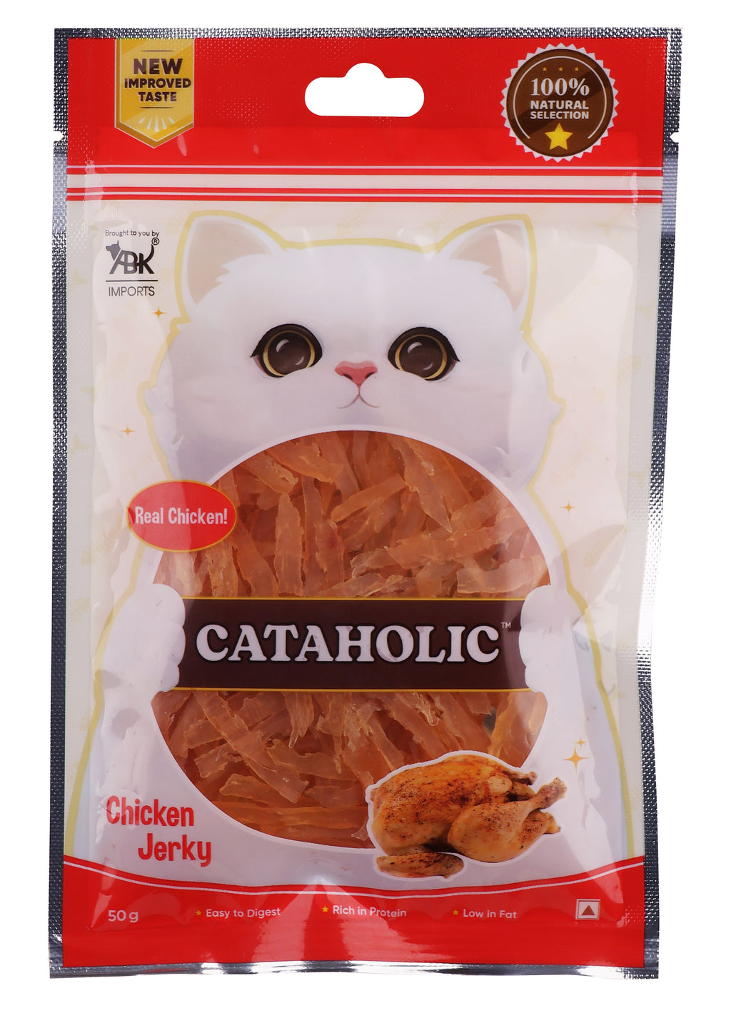 Soft Chicken Jerky Sliced,50g