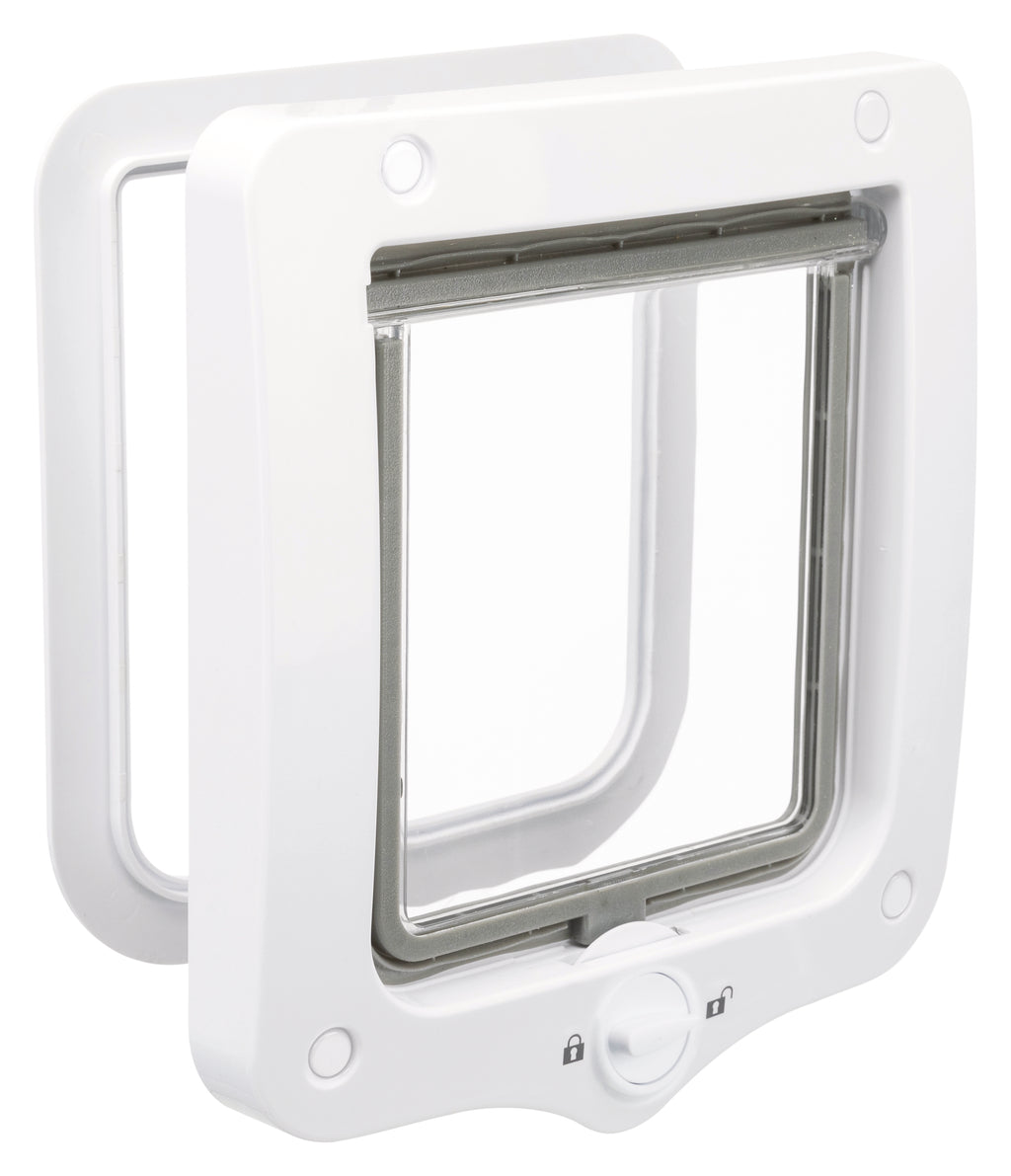 2-Way Cat Flap 20x22cm White