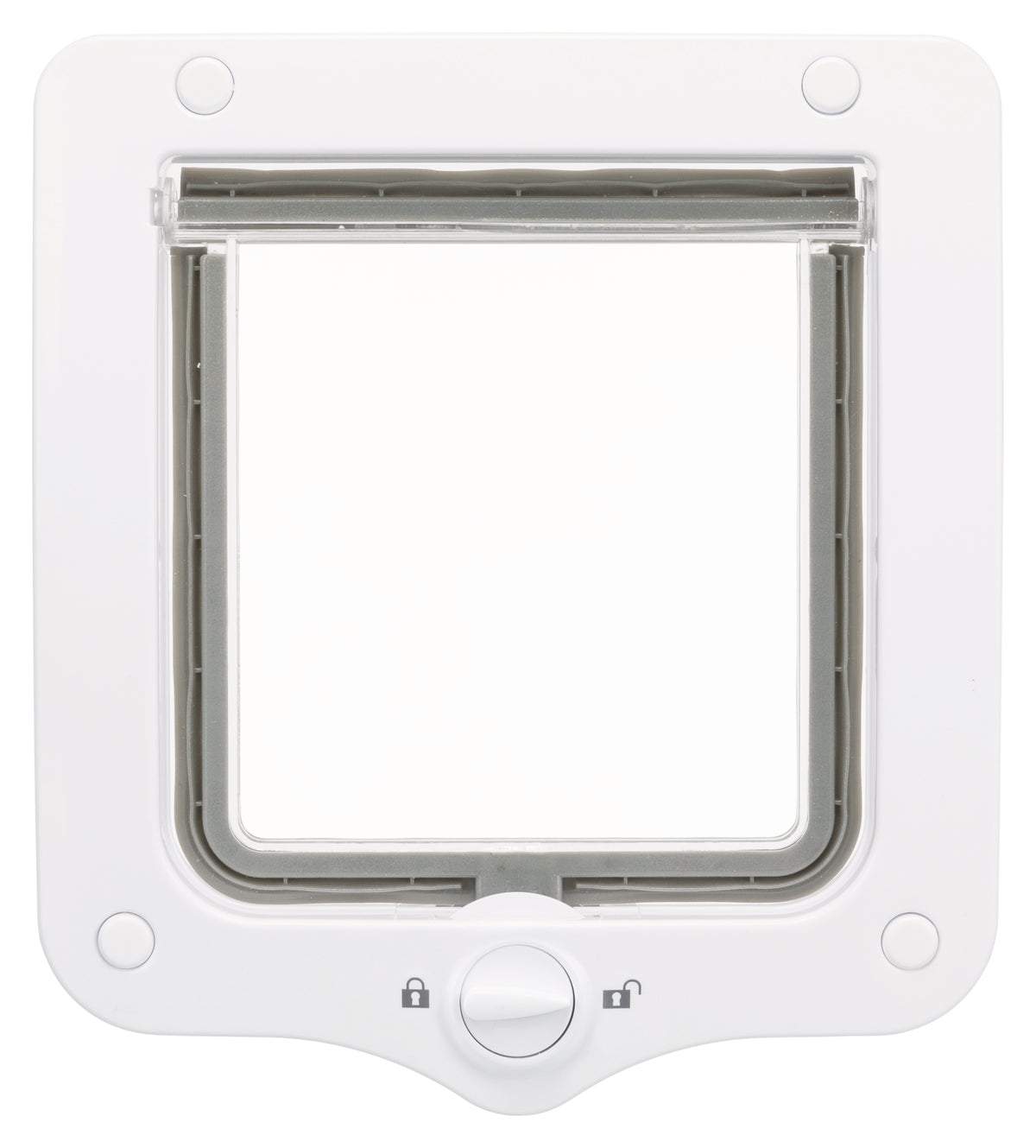 2-Way Cat Flap 20x22cm White