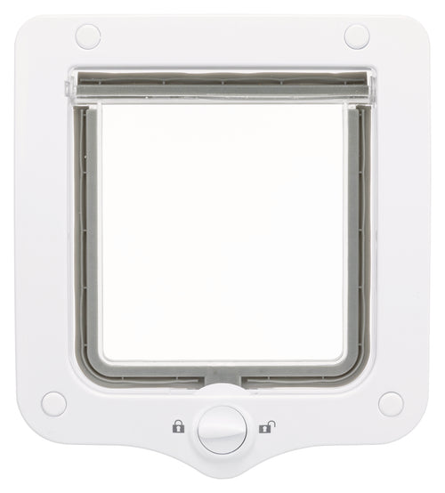 2-Way Cat Flap 20x22cm White