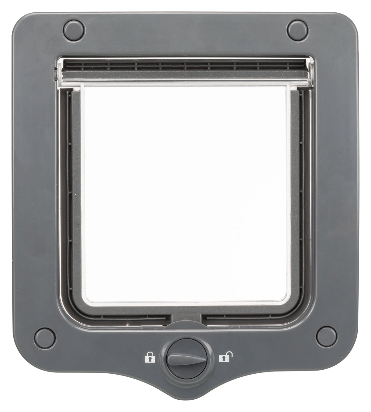 2-Way Cat Flap 20x22mm Grey