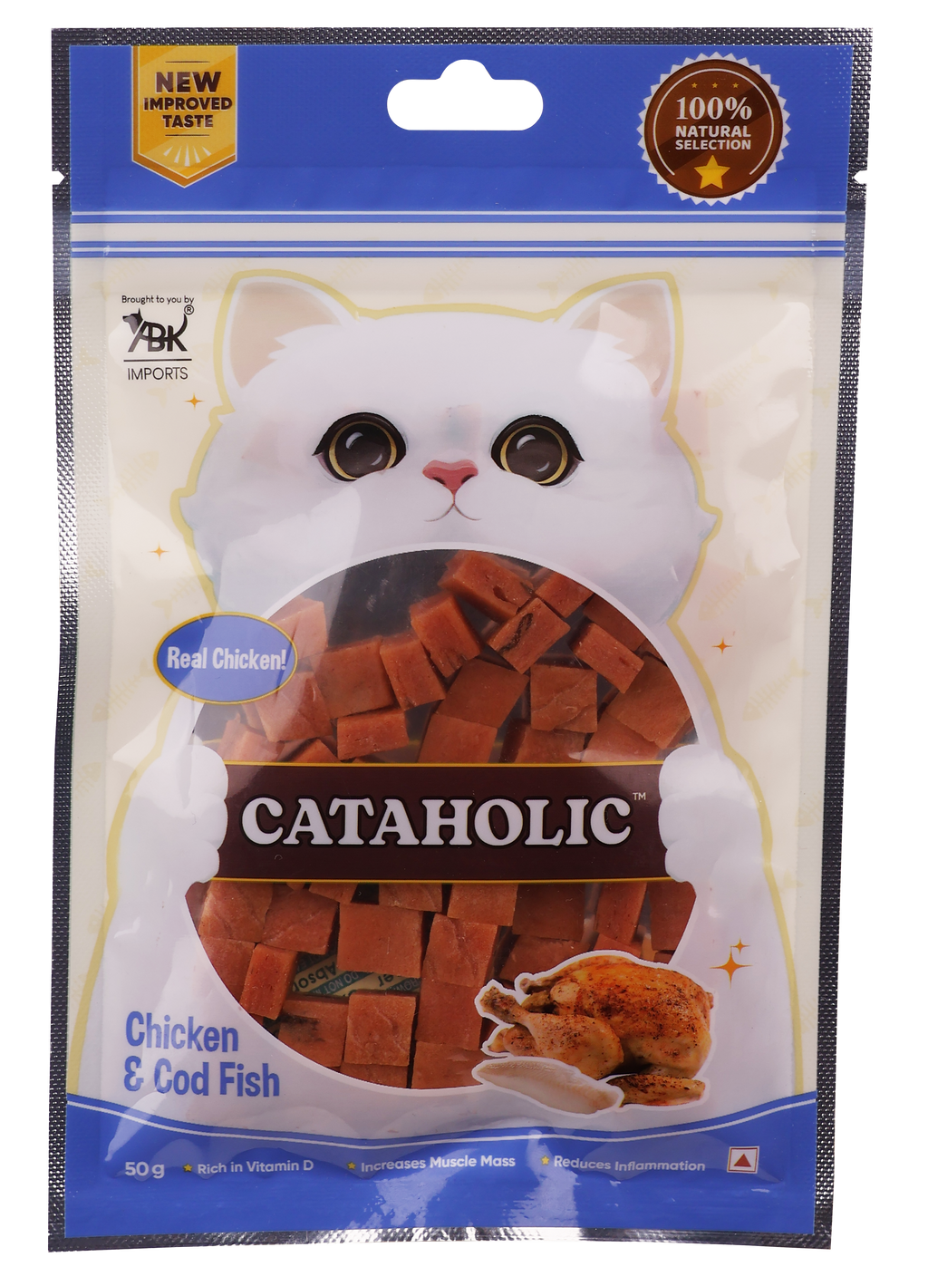Cube Chicken and Codfish50g