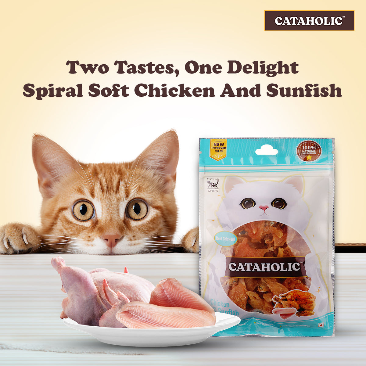 Spiral Soft Chicken and Sunfish50g