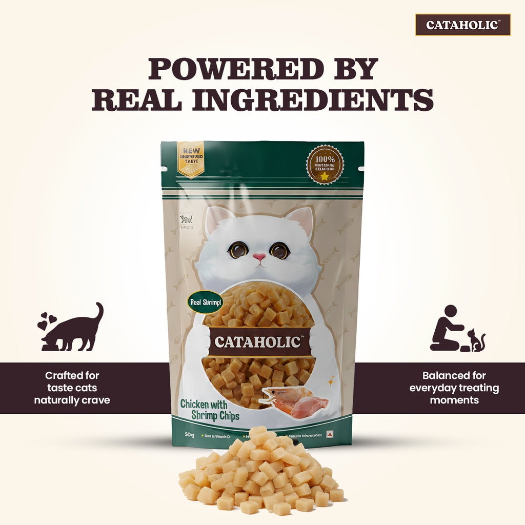 Cataholic Chicken with Shrimp Chips, 50g