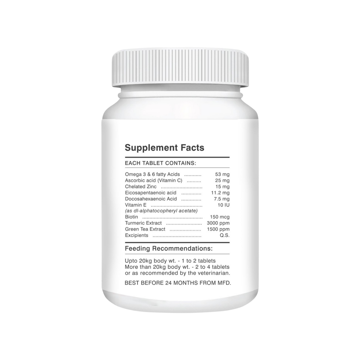 ABSOLUTE SKIN & COAT TABLET (L) - Animeal